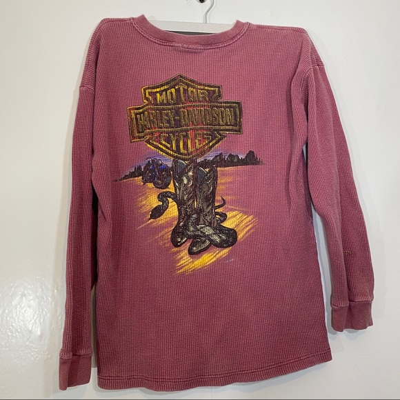 1980'S VINTAGE HARLEY DAVIDSON WAFFLE THERMAL XL - Picture 4 of 5